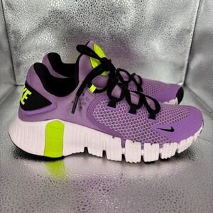 Nike Free Metcon 4 Women Training Shoes Purple Volt Black CZ0596-501 Size 7